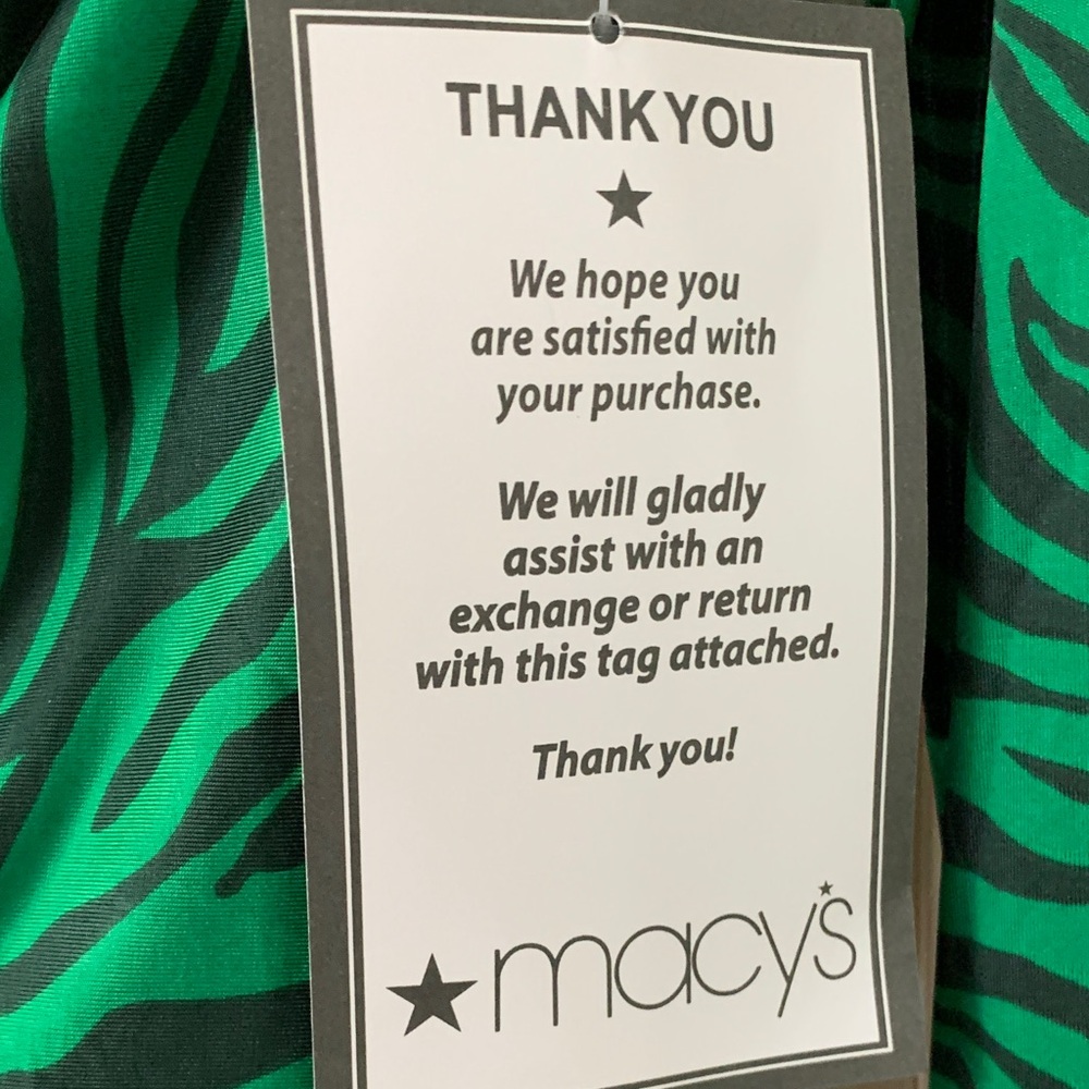 Green Zebra Print Wrap Dress - Picture 6 of 14
